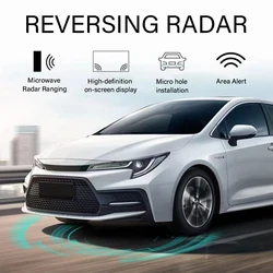 New! Sensors Car Parking Sensor Assistance Backup Radar Buzzer System Rear Front Bumper For Toyota Highlander 2015 To 2025
