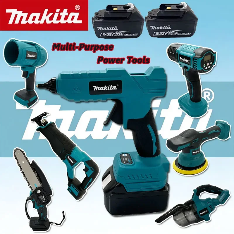 

Многофункциональные инструменты Makita: ударный шуруповерт, аккумуляторная отвертка, электрическая сабельная пила, отрезная машина (различные модели)