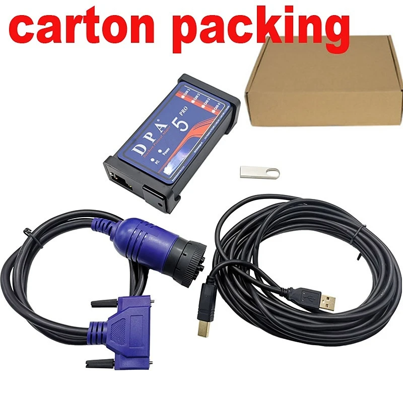 NEW DPA 5 pro Dearborn Protocol Adapter 5 Heavy Duty Truck Scanner CN DPA 5 H Works For Multi-brands Support Multi-language