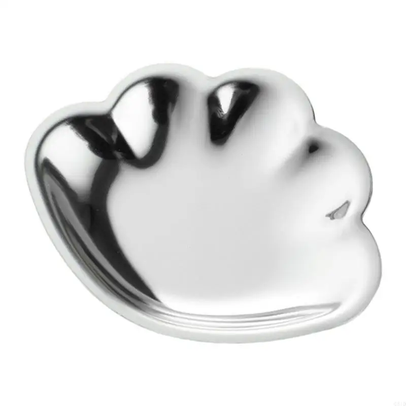 

Sophisticated Shell Shaped Jewelry Plate Stainless Steel Display Tray for Rings Earrings Necklaces Jewellery