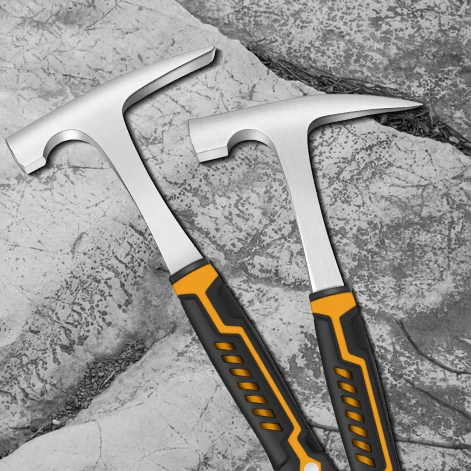 Stone-breaking Tool Ergonomic Grip Double Heads Stone Splitting Tools For Men Women Adults Outdoor Indoor Mountaineering Stone
