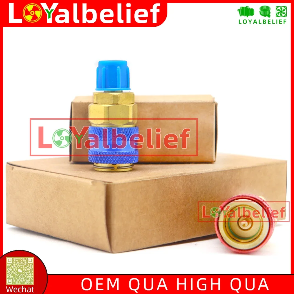 NEW Freon R134A H/L For Car Quick Coupler Connector Adapters Air Conditioning Refrigerant Adjustable AC Manifold Gauge