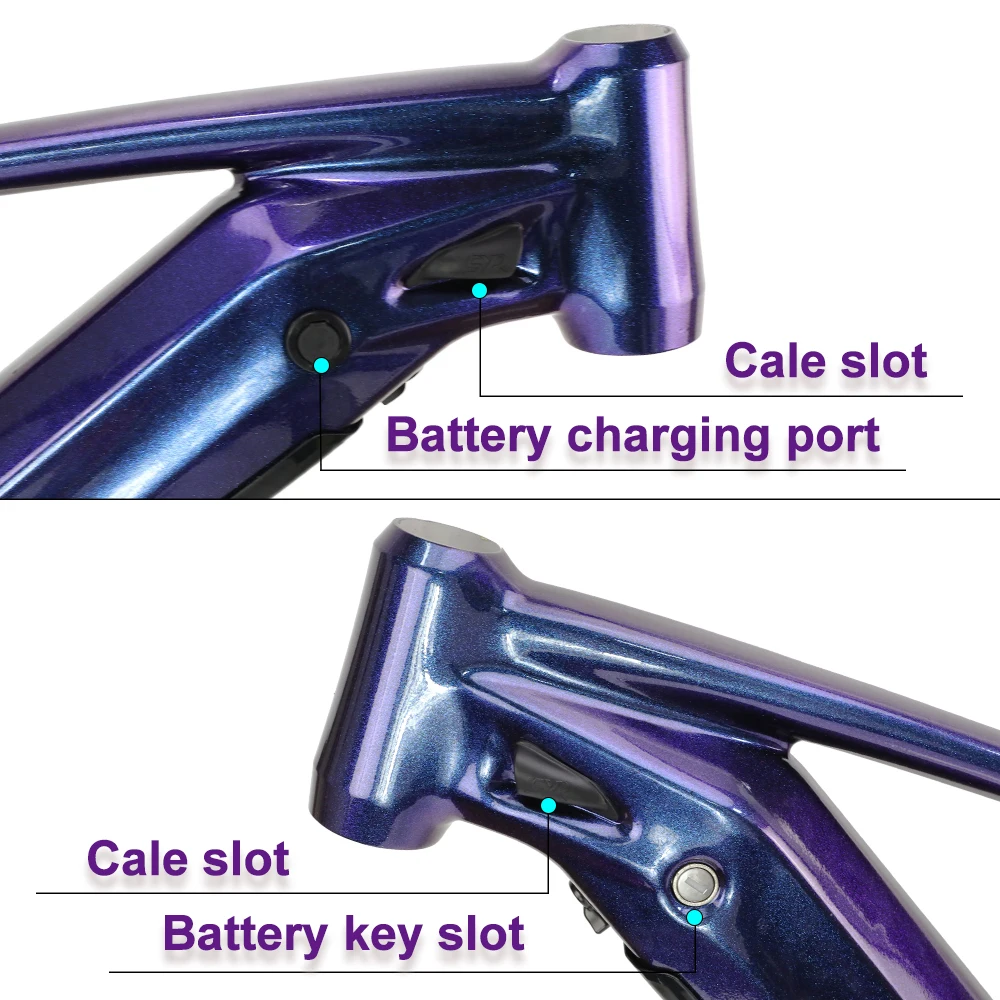 Telaio bici elettrica 27.5/29ER E-Bike batteria interna bici ibrida 17/19 pollici telaio MTB M620 motore 1000W telaio in lega di alluminio