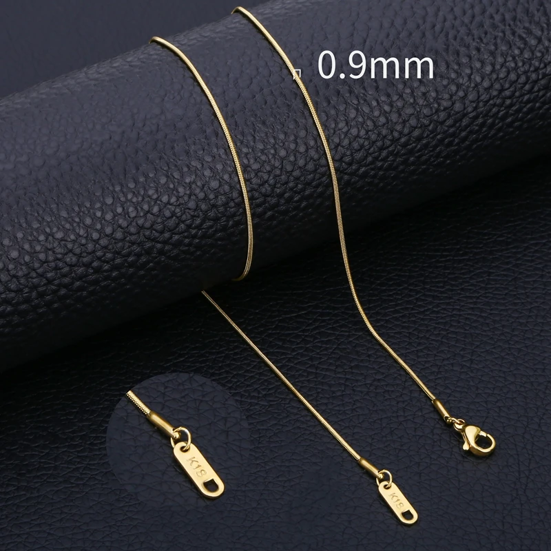 HIYEE Rvs Snake Collier Kettingen voor DIY voor Vrouwen Sieraden Maken Bevindingen Hangers Kreeft Sluitingen Groothandel