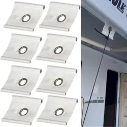 Car Awning Piping Rail Eyelet Awning Installation Tool Canopy Piping Band Camping Hook Rack Awning Rail Stopper For Automobile