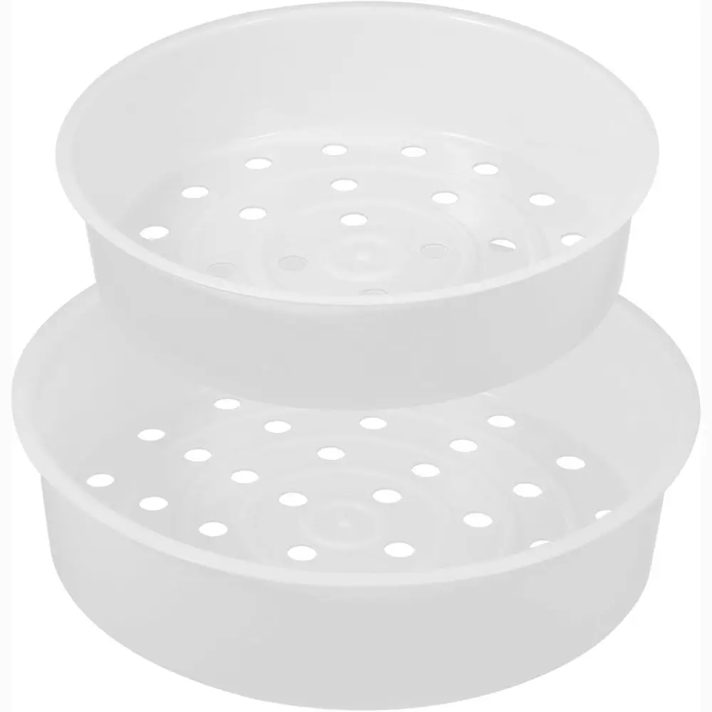 

Practical Universal Electric Rice Cooker Steamer Plastic Multipurpose Steaming Basket Pot Steaming Tray Dumplings Buns