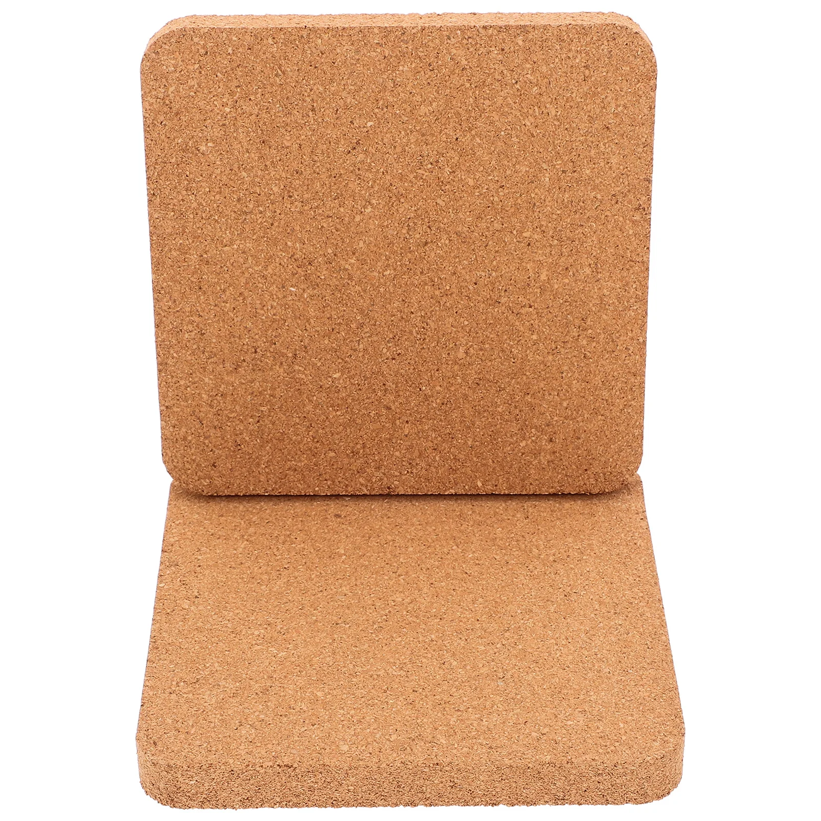 Juego de boletos gruesos de corcho para pared, tablero de anuncios grande para mensajes decorativos, tablero de notas de pared para oficina, azulejos de corcho pequeños, 2 uds.