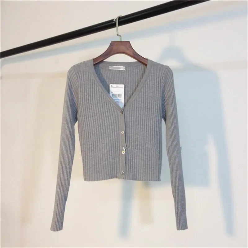 Neploe Spring Newly Patchwork Women Cardigans 2024 Fashion Slim Ladies Knitted Sweater Long Sleeve Buttons Sweaters 65057