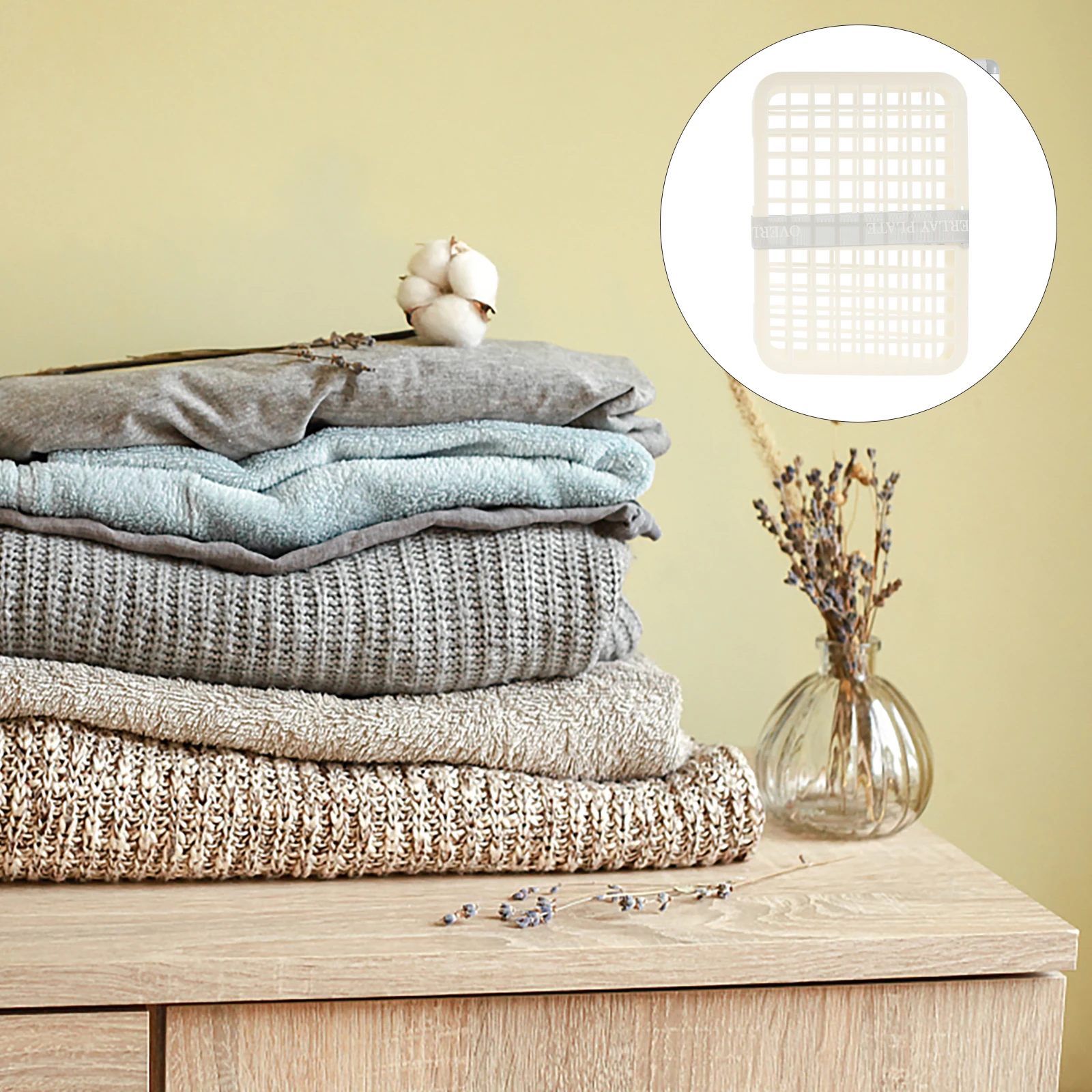 

5pcs Clothes Folder Board For T-Shirt Sweater Folding Anti-Wrinkle Pp Support Board Stackable Clothes Organizer Storage Solution