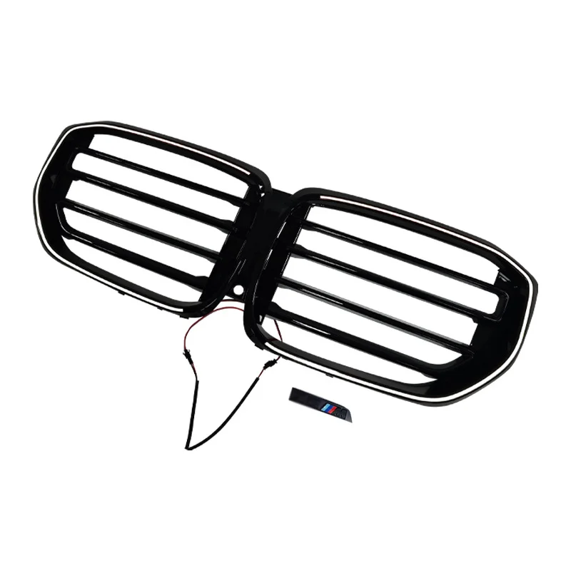 2023 tot 2026 voor BMW X5 G05 LCI M Sport M Stijl Bumper Nier LED Grill Grille Racing Light Grill Hoge kwaliteit ABS Glanzend Zwart