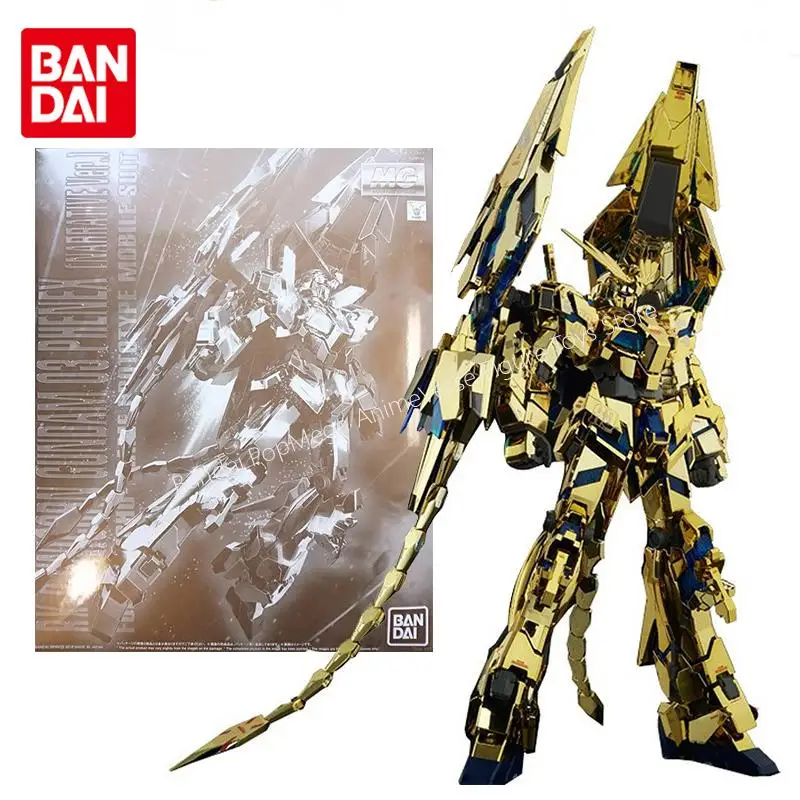 

Bandai Gundam Model Kit Anime Figure MG RX-0 Unicorn 03 Phenex Narrative Prototype Gunpla Anime Action Figure Toys for Children
