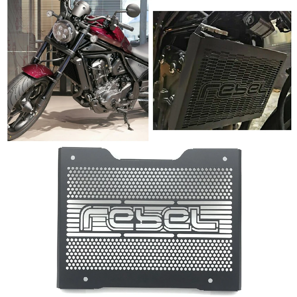 

Fits for Honda CMX 1100 Rebel CMX1100 DCT Rebel1100 2022 2023 2024 Motorcycle Radiator Guard Front Cooler Grille Protector Cover