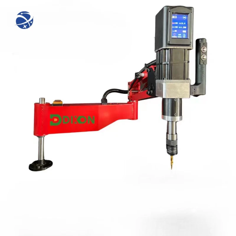 

YYHC 1800w 100rpm M6-M36 Flexible Arm Nut Screw Servo Electric Tapping Machine for pipe metal thread drilling machine