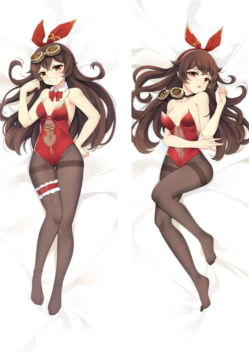 180cmAnime Game Genshin Impact Amber Character Dakimakura Anime Body pillowcase Hugging Long Girl Pillow cover Sexy Pillowcase