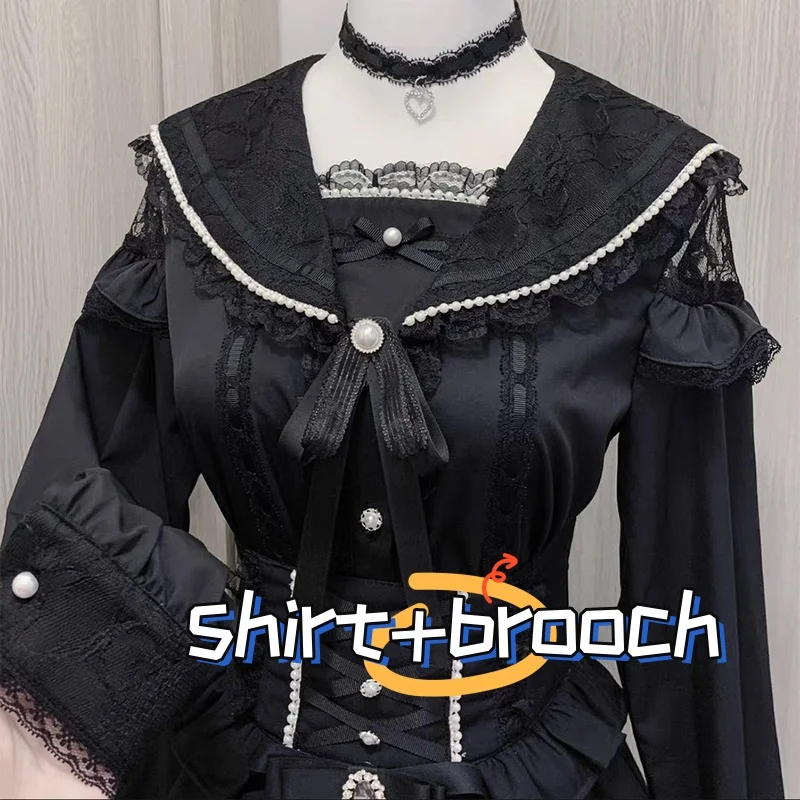Long balck shirt 3
