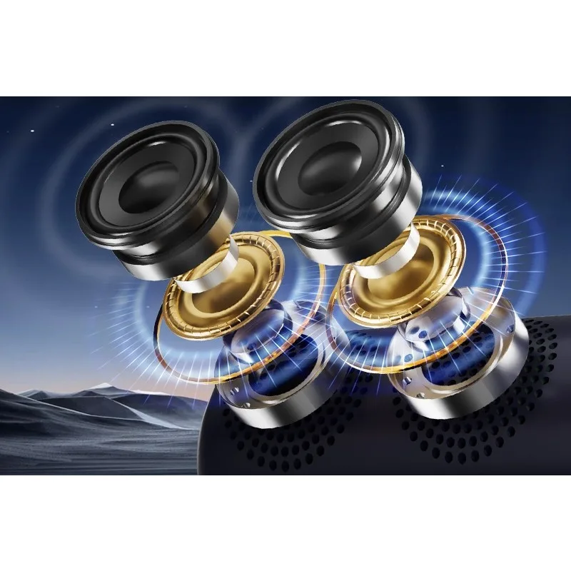Smart audio bluetooth speaker wireless large volume high sound quality outdoor overweight subwoofer