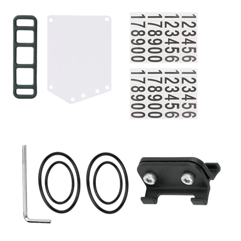 Bike triathlons racings Number Plate Mount Holder Cycling Plate Number Holder Bracket for Road Bicycles Cycling Parts image 4