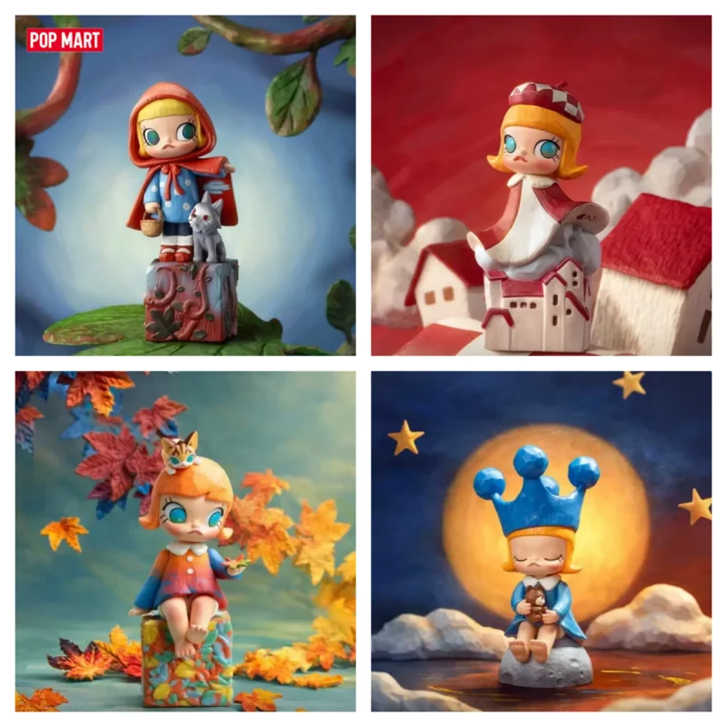 POP MART MOLLY Scenery Along The Way 20th Anniversary Series Blind Box Surprise Mystery Box Mistery Action Figure Home Desktop