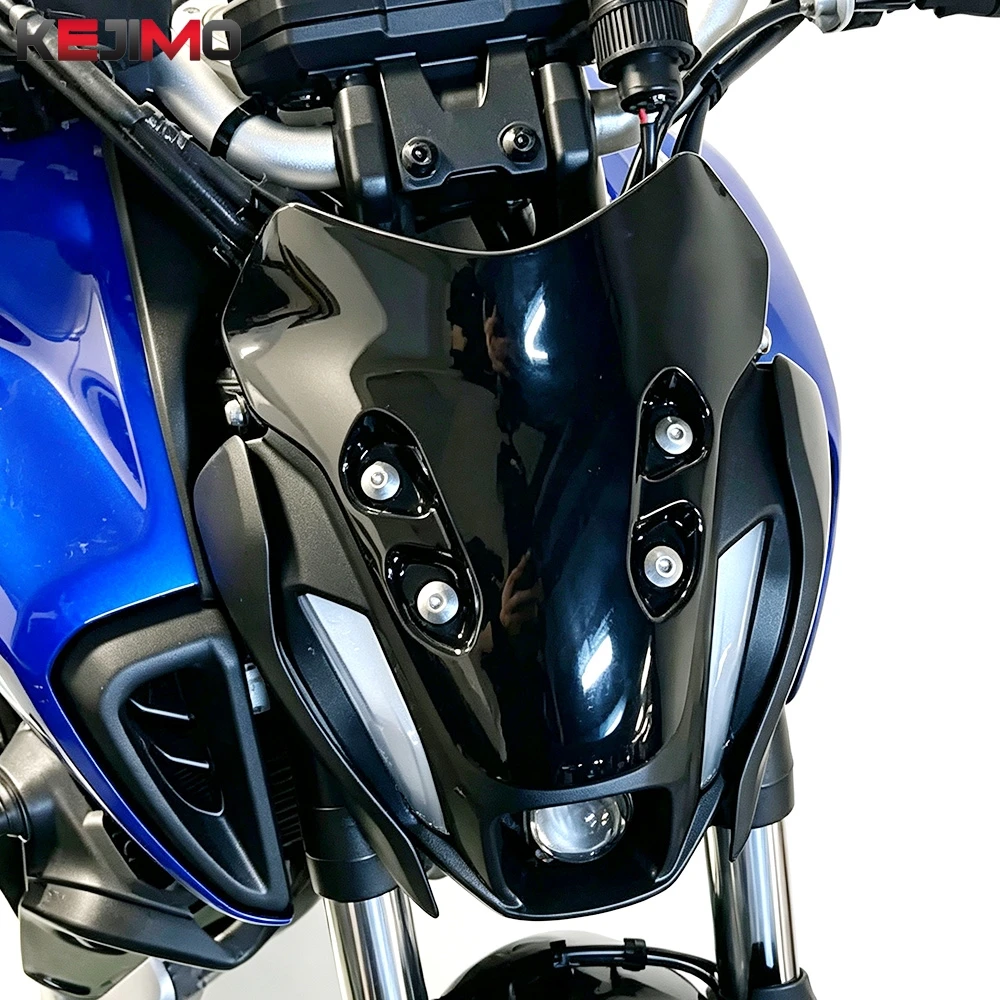 2024 - 2021 2022 2023 fit For Yamaha MT 07 mt07 MT-07 MT07 Motorcycle Wind Shield Double Bubble Windshield Deflector Protection