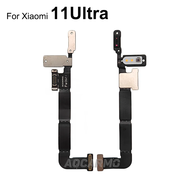 Aocarmo For Xiaomi 11 Ultra 11t Pro Mi 11Pro 11U Flash Light Module Proximity Distance/ Ambient Sensor Flex Cable Replacement