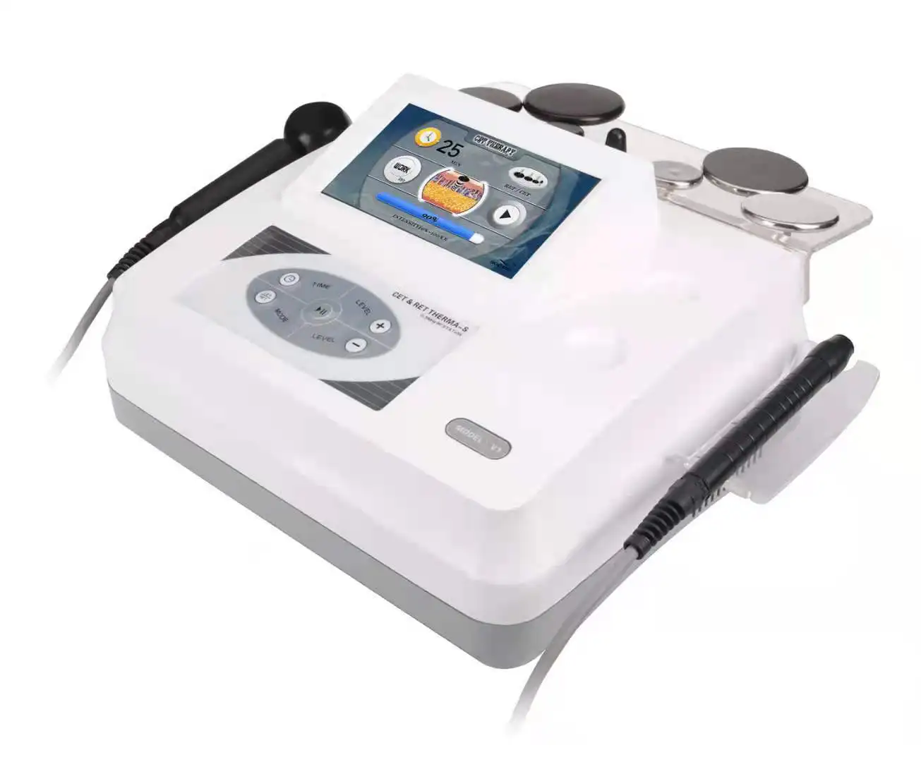 portable Microwave Diathermy  RF  capacitive resistive radio frequency therapy physio machine