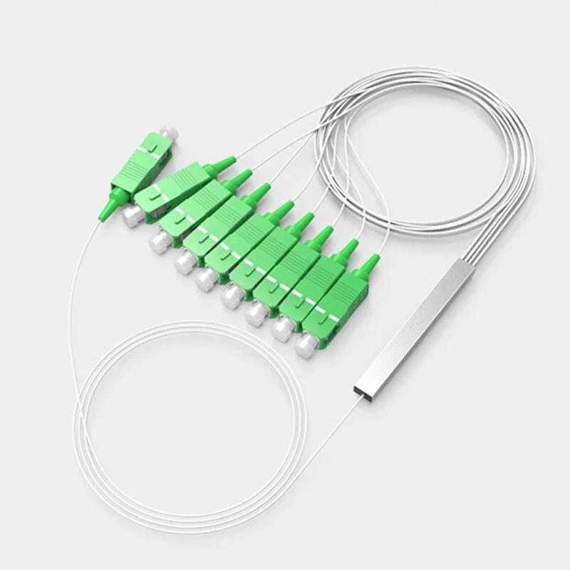 PLC Splitter 5pcs 1X16 SC/APC SM 0.9mm  PVC  FTTH Fiber Optic Connector APC/UPC Free Shipping