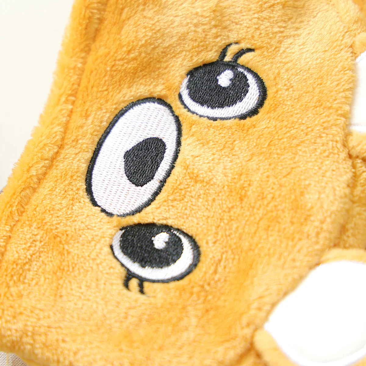 Yellow Bear Head Three-dimensional Small Ears Pullover Sweater Pet Clothes Dog Cat Autumn and Winter Thickened Warm Clothes