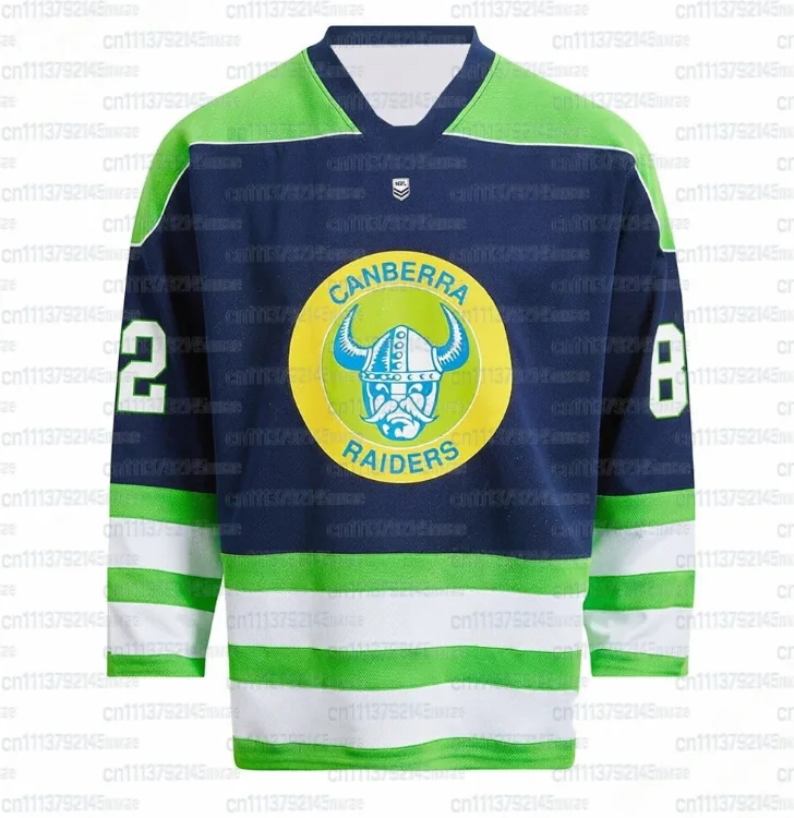Sommer Neu 2026 NRL Australien Hockey Trikot Herren 3D-Druck Langarm Sport Freizeit Schnelltrocknend T-Shirt Familien-Match – Detail 7