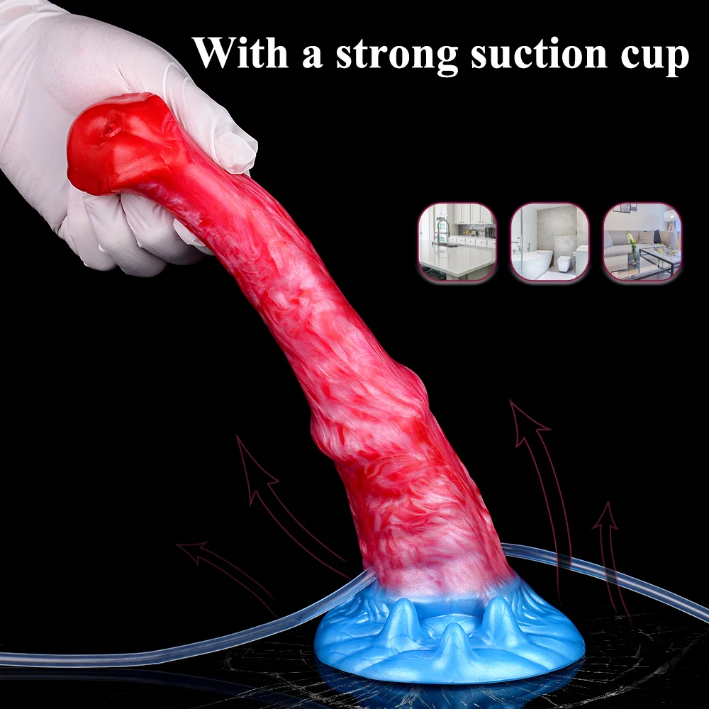 SMMQ Monster Squirting Dildo Inflatable Anal Plug Big Knot หญิง Masturbator Ejaculation อวัยวะเพศชายของเล่นสําหรับผู้ใหญ่คู่รัก