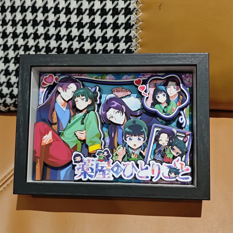 

Аптекарские дневники, 3D декоративная живопись, прекрасная фигурка пары, декоративная фоторамка ручной работы, украшение для рабочего стола, подарок