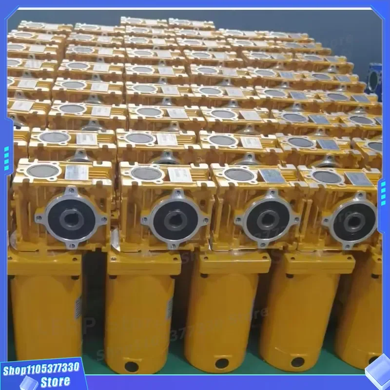 High Torque DC Worm Gear Motor 12V 24V 48V 60W to 260W Electric Geared Motor for Industrial Automation Machinery Drive System