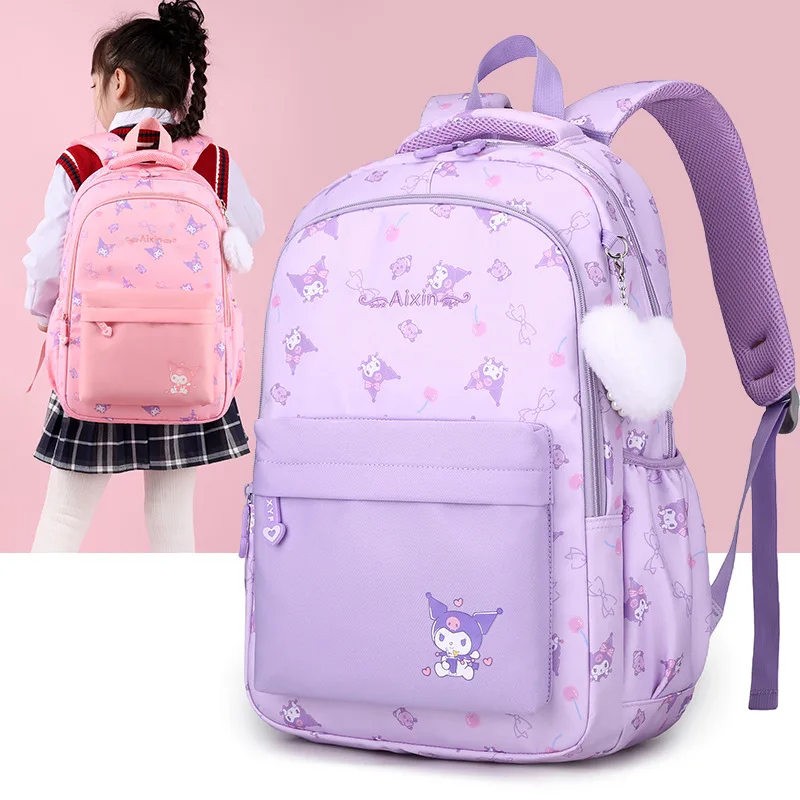 Sanrio Kulomi New Cartoon Cute Student School Bag Girl Foreign Style Reduction Backpack Casual Children's Backpack