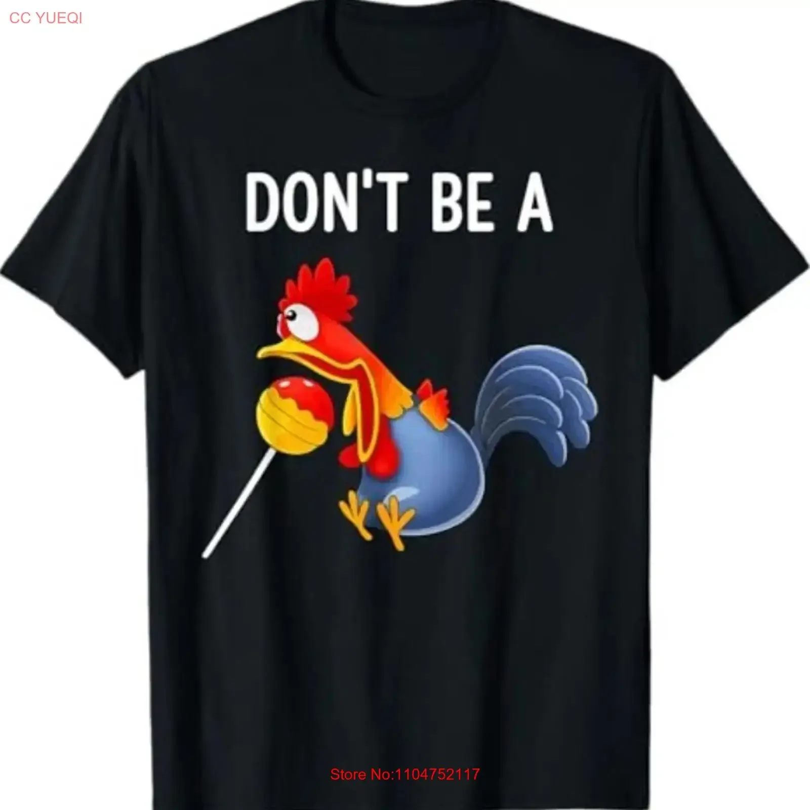 Don't be a Cocktail Sucker Funny Cock Lollipop T Shirt long or short sleeves vintage Washed Top For Everyday Wear Casual homme