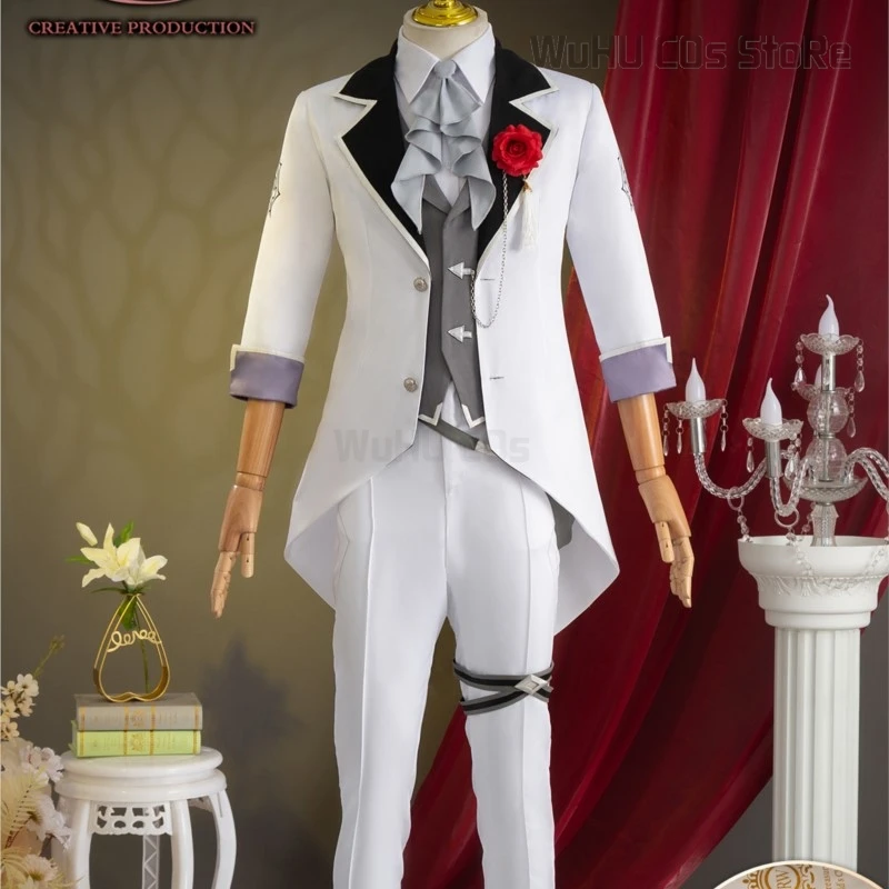 Argenti Game Honkai: Star Rail Costume Cosplay cavalieri di vestiti di bellezza abito da concerto ufficiale uniforme Cosplay Party Mens Suit