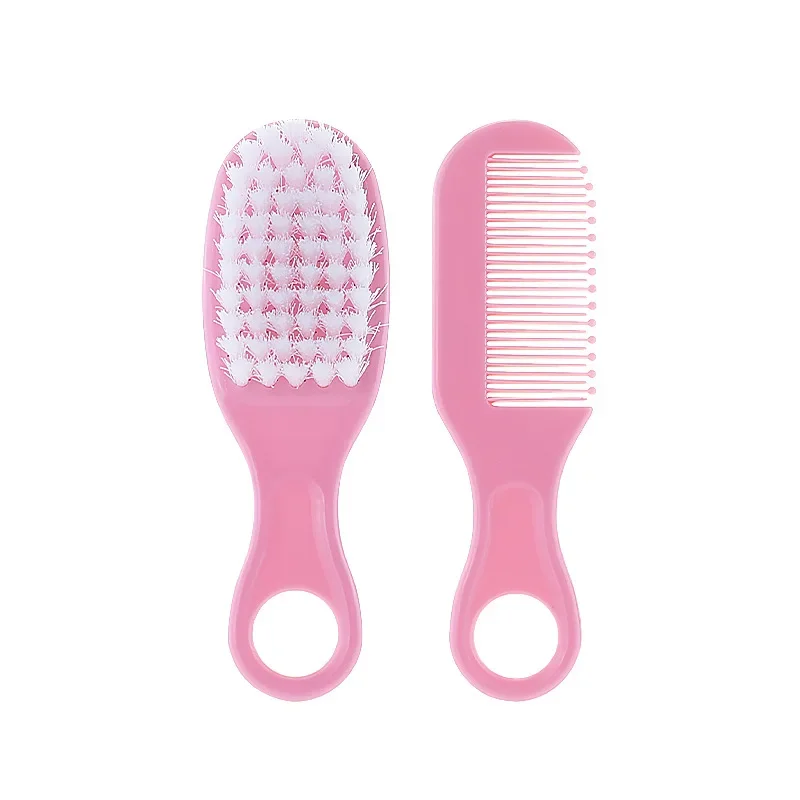 2PCS Baby Comb Baby Scald Remover Massage Newborn Children Bath Shampoo Soft Brush Set Safe Scalp Care Baby Brush