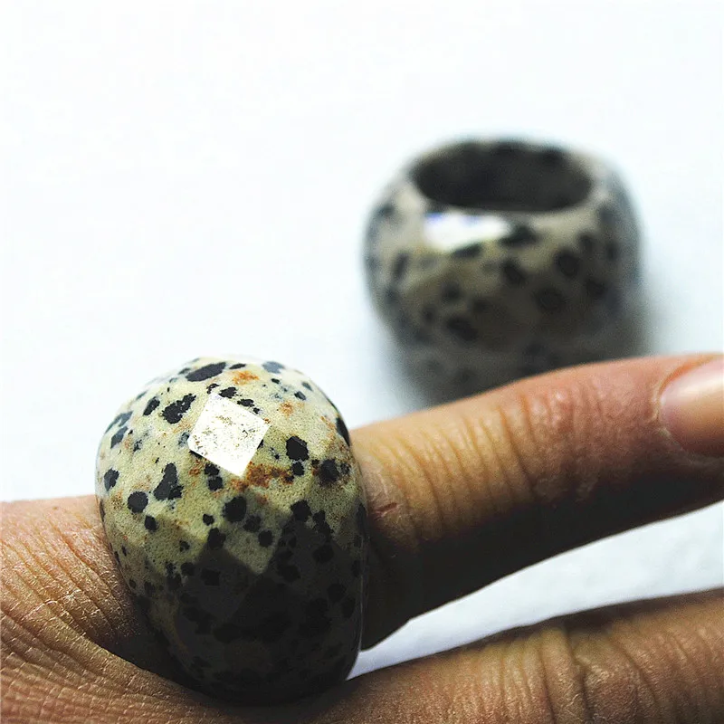 

1PC New Men's Rings Natural Jasper Stone Hole Diameter 13MM Good For Your Party Wearing Only Your Designs Jewelry