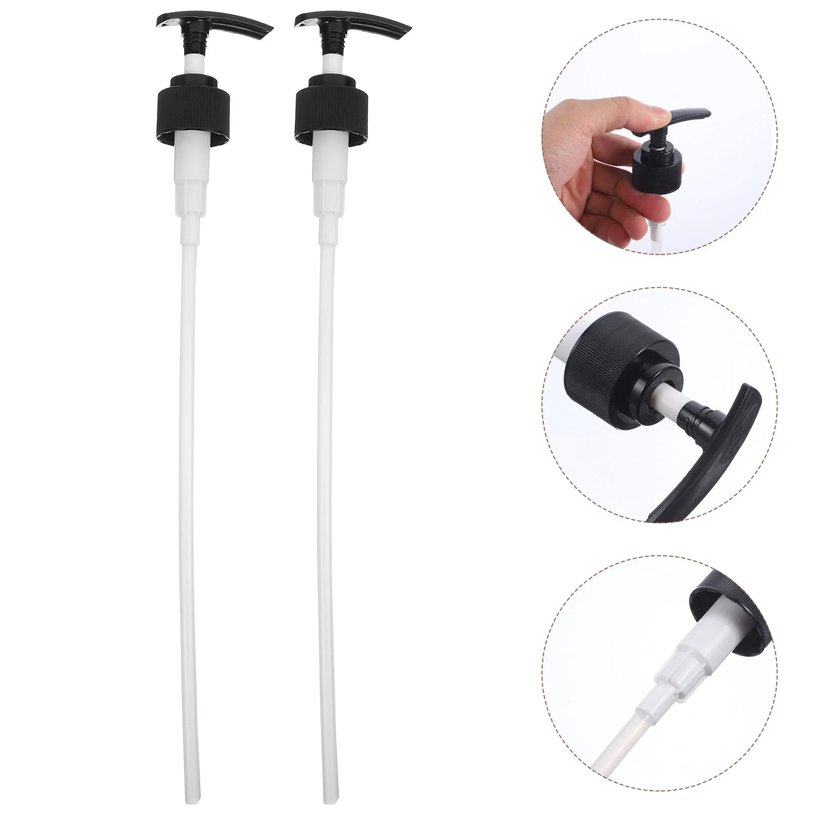 

10pcs Plastic Lotion Dispenser Pump Travel Bottle Pump Nozzle for Shampoo Hand Soap Bottles DIY (28mm)
