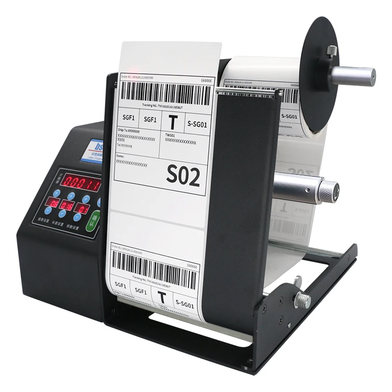 bsc-MF150 express surface single tearing machine large width label stripping machine fiber optic version countable automatic tra