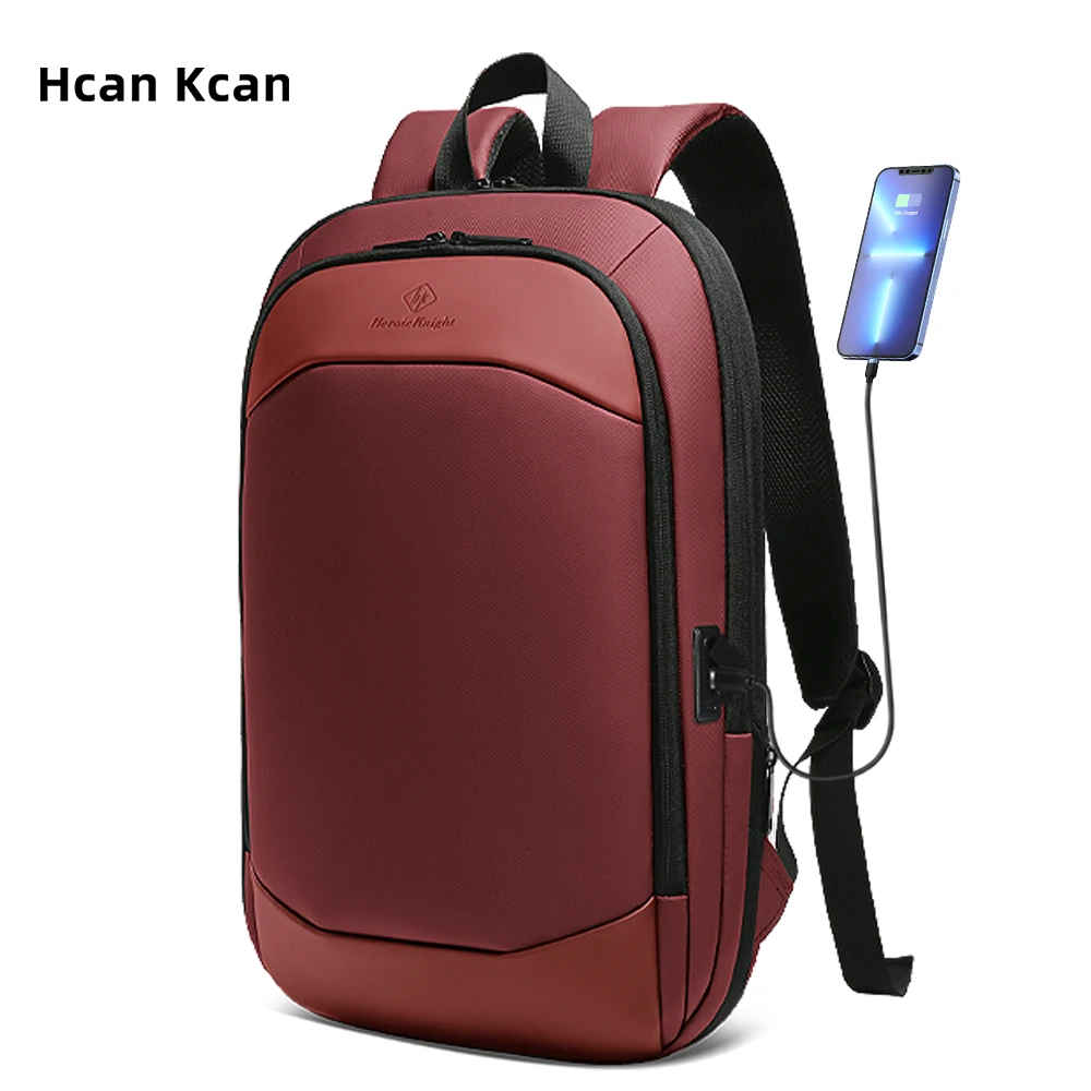 HcanKcan Casual Men's Backpack For 17.3 Inch Laptop Bag Expandable Lightweight Travel Backpack Waterproof School Work Rucksack