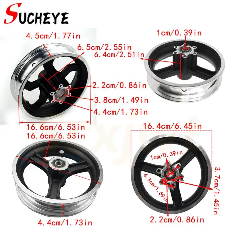 عام 14 بوصة مركبة كهربية قابلة للطي مركبة كهربية بطارية ليثيوم السيارات مكبح قرصي ملحقات محور العجلة الأمامية #3