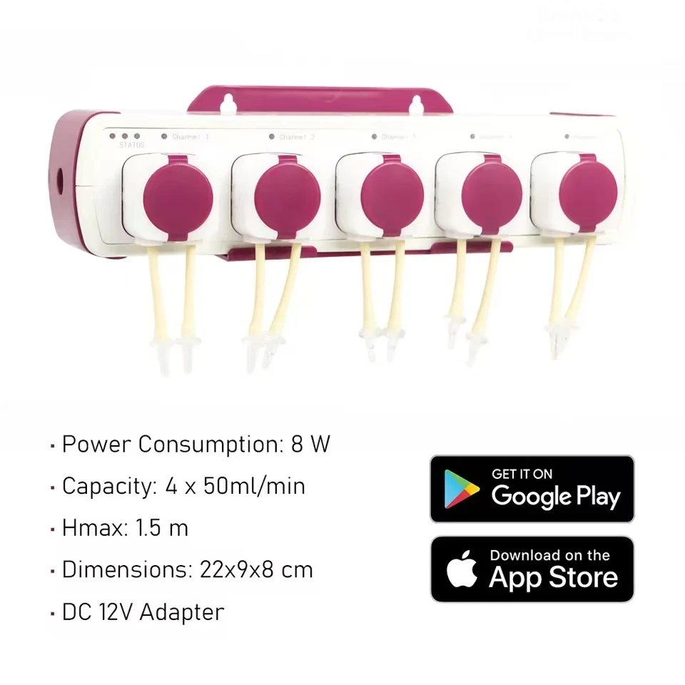 

Jebao Jecod Smart Doser MD-4.5 WiFi Manual Control Aquarium Automatic Dosing Pump for Coral Reef Fish Tank