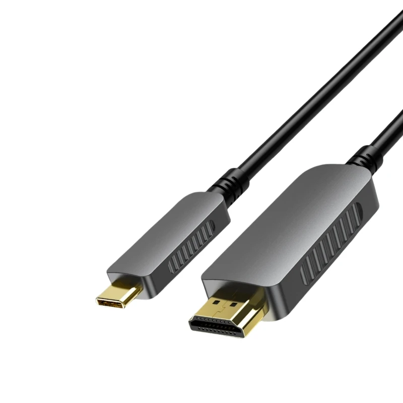 

20 м тип C к AOC 4K Hdmi волоконно-оптический кабель между мужчинами аудио-видео кабели для компьютера HDTV