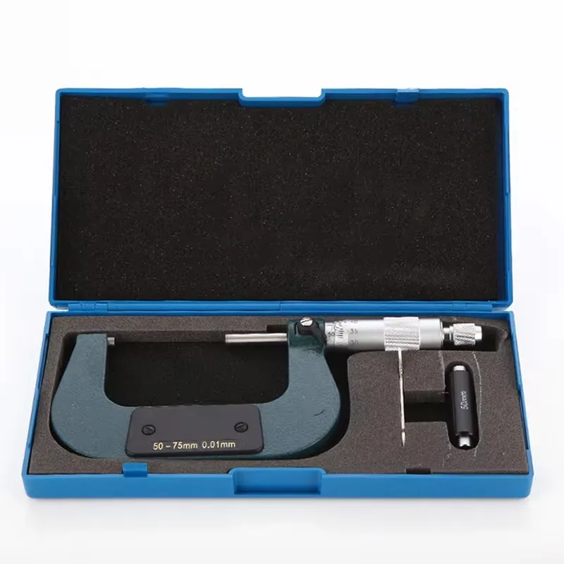 0-25mm 25-50mm 0.01mm Gauge Outside Metric Micrometer Tool With Metal Caliper Tool for Watch and Jewelry Repair