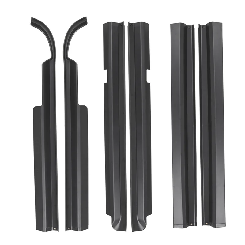 

For Ford Bronco 4-Door 2021-2024 Side Window Deflectors Rain Driverter Car Window Roof Rain Gutter Accessories