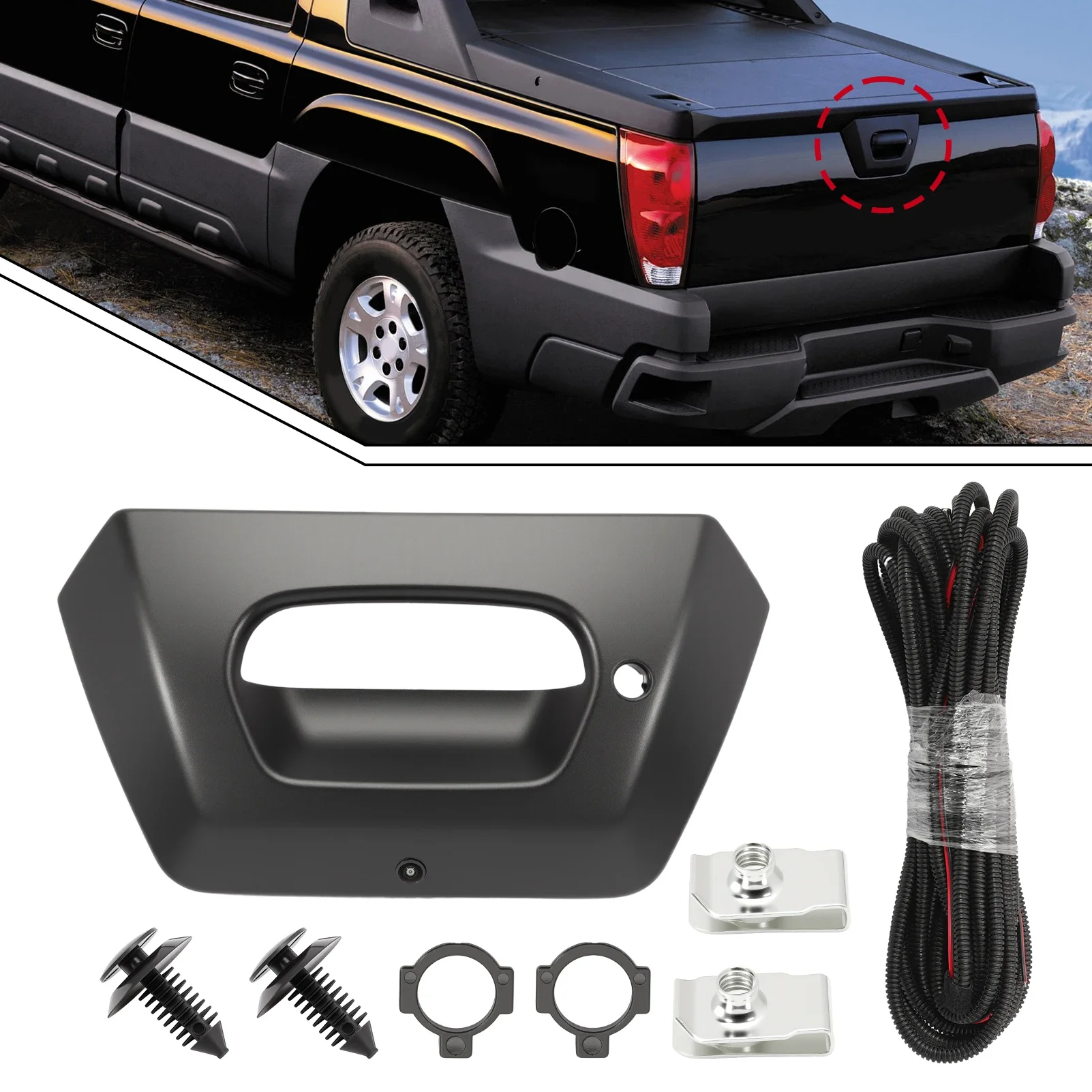 

93440179 Замок дверной ручки задней двери с камерой 15094722 GM1916104 для Avalanche Cadillac GM1916105