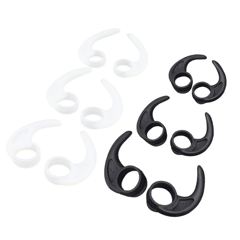 ที่เกี่ยวหู5คู่หูฟังซิลิโคนบัดล็อกหูฟังสปอร์ตจับหูฟังทรงครีบอะแดปเตอร์หูฟังสำหรับใส่ในหูและช่องหู