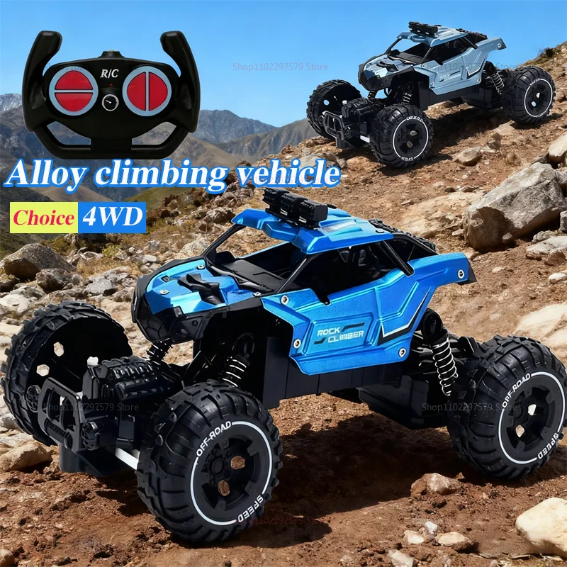 2025 New 765 4WD Remote Control Car Alloy Electric RC Off Road Vehicle Rechargeable Climbing Vehicle Toy for Kids Birthday Gifts