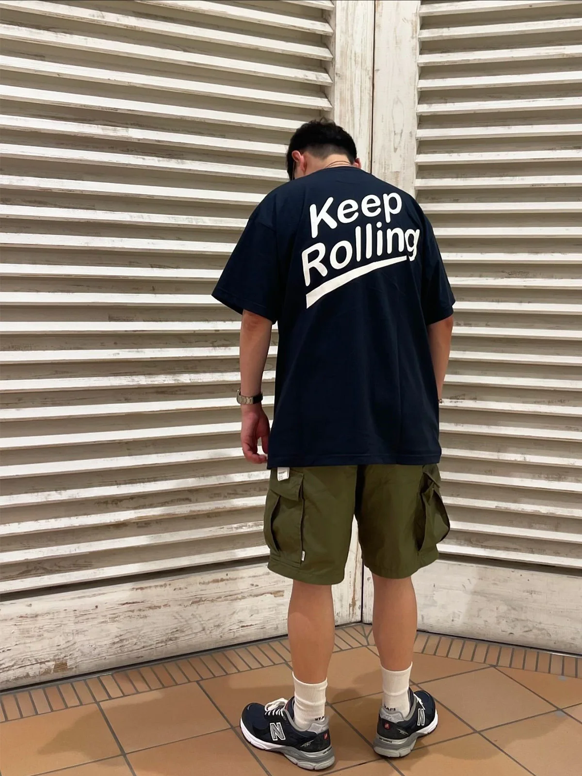 

Японская уличная футболка Descendant ort Sve ex Свободный тяжелый круглый повседневный топ для пар с принтом Ne