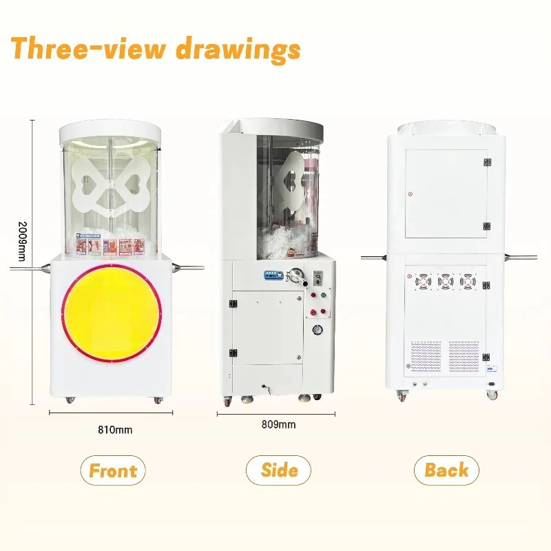 High-Speed Motorized 3600W 110V/220V Automatic Cotton Filling Toy Stuffing Machine Air Pump Model 2 Tubes for Pillow Fiber