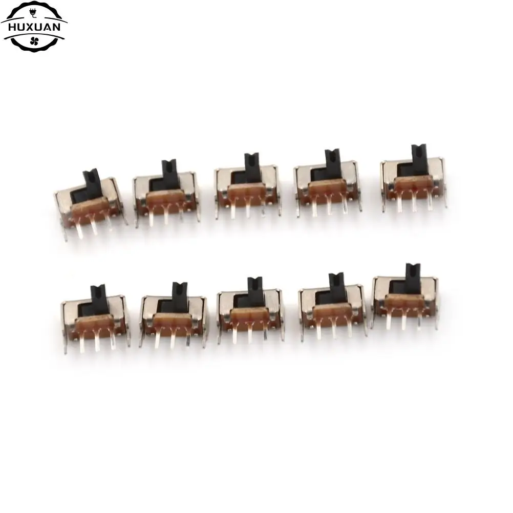 10 sztuk hurtownie przełącznik dwupozycyjny SK12D07VG3 stenty mały przełącznik dwupozycyjny/3 Mm wysokiej miniaturowe gałka boczna przełącznika suwakowego